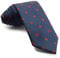 Cencibel Smart Casual Krawatte Kreuz von Jerusalem oder des Heiligen Grabes, Marineblau / Rot, One size