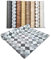 casa pura Mosaic Effect Vinyl – Flooring | PVC Decking Roll | Non-Slip Laminate Surface | Floor Covering – Laminate Floor Covering - Mosaic Effect Aqua - 100x100 cm