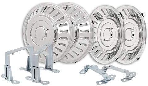 Hansen Styling Parts Radzierblenden Set Retro 16 inkl. Montagehalter (MB1)~
