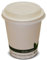 Streetfood Packaging 12oz Biodegradable Coffee Cups and Compostable Lids [100 Sets, 12oz/340ml ] Takeaway Organic Coffee Cups 12oz (340ml) 100% Paper Cups with Matching Snug Fit Lids