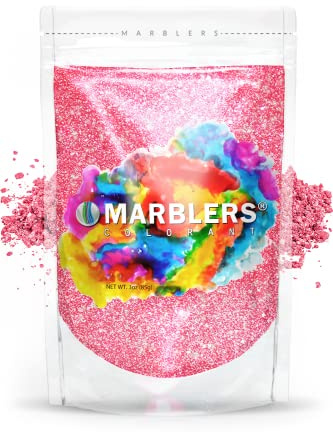 MARBLERS Pink Mica Powder [Ballerina Pink Pearl] 3oz (85g) | Cosmetic | Epoxy Resin Pigment | Dye | Non-Toxic, Vegan, Cruelty-Free | Lip Gloss, Nails, Body Butter | Bath Bomb, Candle & Soap Making