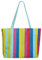 Dedoles Große Strandtasche Damen Schwimmbad Badetasche viele lustige Designs Zitronen Kokosnuss Sommer Meer Wasserabweisend Tasche, Farbe: Sommer-Streifen