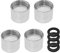 M18,5/M20/M22/M24/M28 Strahlregler Mischdüse Luftsprudler,4 Stück Wasserhahn Bubbler, wasserhähne Sieb Perlator Einsatz Perlatoren, Wasserhahn Aufsatz (M22 Innengewinde)