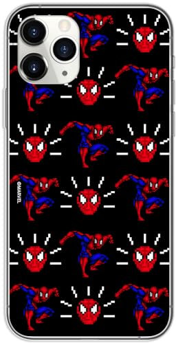 ERT GROUP Handyhülle für iPhone 11 PRO Original und offiziell Lizenziertes Marvel Muster Spider Man 025 optimal an die Form des Handy angepasst, hülle aus TPU