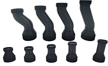 MayNuo Compatible avec Thrustmaster Hotas Warthog F/A-18C Cougar Barre d'extension de Rotation à 360 degrés Incurvée Droite Joystick Changer Les pièces de Jeu de Bricolage (Size : Bent 100mm)