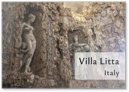 Visita Villa Litta A Lainate in Provincia Di Milano in Italia, Design 2, Kühlschrankmagnet