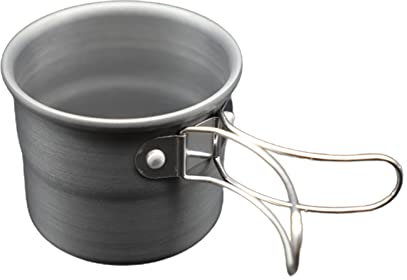Vaso de camping Taza de agua plegable Tazas de café portátiles Aleación de aluminio Herramienta de excursión al aire libre