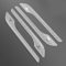 ANZHENGRQ Real Carbon Fibre Car Door Handle Protector Resin Stickers Anti-Scratch, Car Exterior Door Handles Cover Guard Wrap Kit, for Tesla Model 3/Y,3-Silver