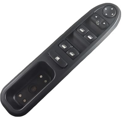 Mando Elevalunas Controlador De Elevación De Ventana Conjunto De Interruptor De Ventana para Peugeot para 407 2004 2005 2006 2007 2008 2009 2010 96468704XT 6554ER Botonera Elevalunas