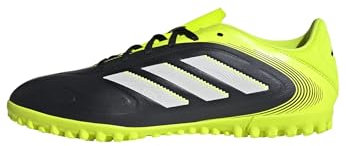 adidas Unisex COPA Pure III Club Turf Football Boots, core Black/FTWR White/Lucid Lemon, 7 UK