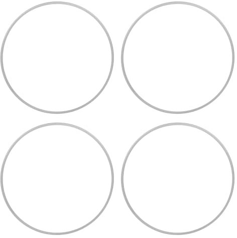 20 Inch Aluminum Alloy Wheel Rim Protector Ring Easy Installation Universal Fit for Cars Silver Scratch Proof Anti Collision Self Adhesive Trim Decor for Vehicles with Flat