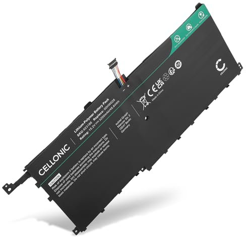 CELLONIC Akku kompatibel mit Lenovo ThinkPad X1 Carbon Gen 4, X1 Yoga Gen 2, X1 Yoga Gen 3, 00HW028, 01AV458, SB10F46466 15.2V 3200mAh