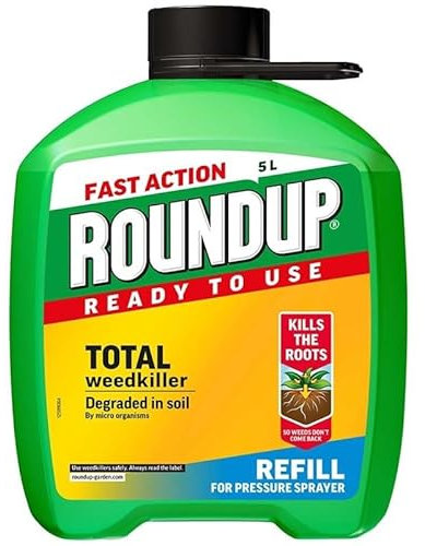 Weed Killer Spray with Pump & Wand – Ready-to-Use Glyphosate Formula for Garden Paths, Patios & Gravel | 1L, 5L N Go & 5L N Go Refill Options (N Go Refill 5L)