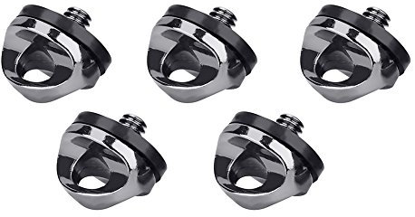 5PCS Camera Fixing Screw, 1/4in D Rings Camera Neck Strap Screw Holder Mounting Screw Adapter for Wrist Strap Sling Shoulder Strap