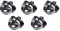 5PCS Camera Fixing Screw, 1/4in D Rings Camera Neck Strap Screw Holder Mounting Screw Adapter for Wrist Strap Sling Shoulder Strap