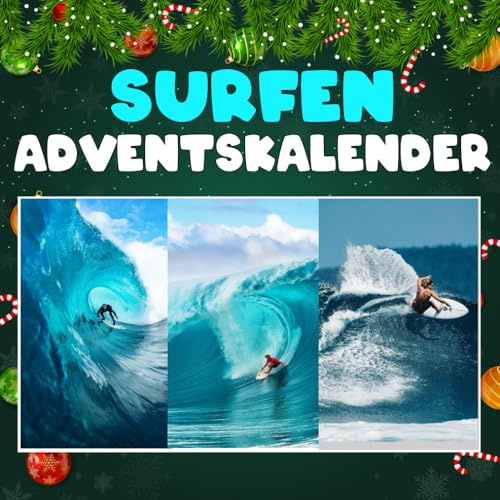 Surfen adventskalnder: Mit 24 Bildern und spannenden Fakten bis Weihnachten