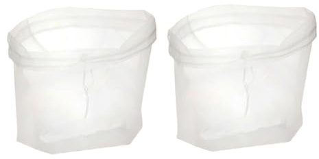 UTHCLO 2 Pcs Premium Nut Milk Bag White Reusable Cheesecloth Food Strainer Bag for Soy Milk Yogurt Cheese Making and Plant-Based Filtering