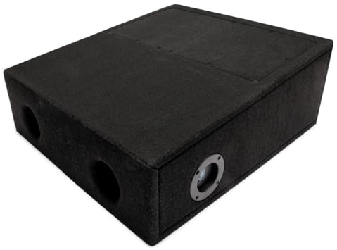 Option Rock-2 Subwoofer - Passiver Bandpass-Subwoofer mit Molex Anschluss im kompakten Design - 140 Watt RMS, 2X 165mm Woofer, Gesamtimpedanz 2 Ohm / 4 Ohm