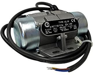VX20 Vibrationsmotor 230 Volt Vibration Rüttler Unwuchtmotor Rüttelplatte Siebrüttler Betonrüttler Bau Industrie Tischrüttler (