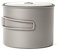 Taks Harnais de camping en titane pur en plein air – Peut être utilisé comme tasses, bols et casseroles, 1300 ml.