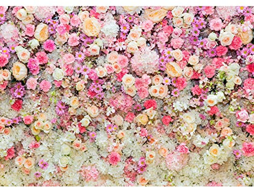 Runa Art Fototapeten 396 x 280 cm Blumenwiese - Vlies Wanddekoration Wohnzimmer Schlafzimmer - Deutsche Manufaktur - Bunt 9403012a