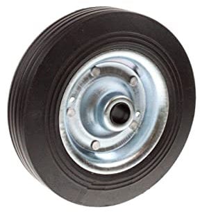Véritable roue de secours en acier pour petite roue jockey télescopique MP228 200 mm