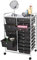 Home Treats Storage Trolley On Wheels | Black 15 Drawer Storage Unit For Salon, Beauty Make Up, Home Office Organiser (15 Drawer, Black)