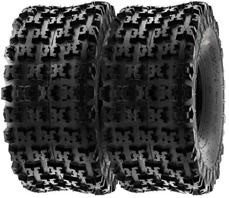 SunF A027 20x11-9 20x11x9 XC ATV UTV Quad Reifen Sportreifen Stollenreifen 6PR TL 43J E4, Satz von 2 Stück
