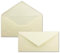 100 Brief-Umschläge Vanille DIN Lang - 110 x 220 mm (11 x 22 cm) - Nassklebung ohne Fenster - Ideal für Einladungs-Karten - Serie FarbenFroh