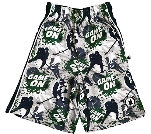 Flow Society Boys' Game On Hockey Shorts - Gray Boys Shorts - Gym Shorts