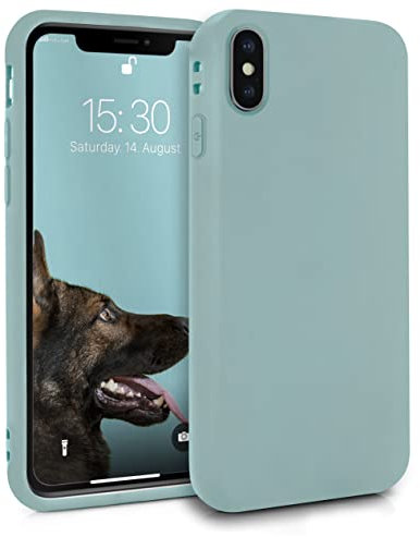 MyGadget Cover per iPhone X | XS - Custodia Protettiva in Silicone Morbido – Case TPU Flessibile - Ultra Protezione Antiurto & Antigraffio - Turchese