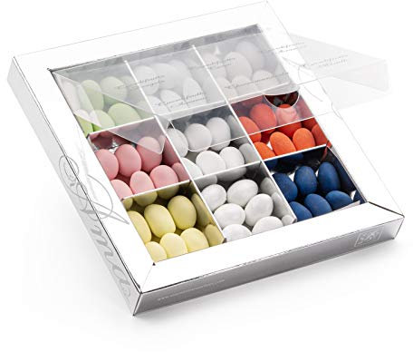 Confetti Arbues Artigianali con Ripieno in 9 Gusti Assortiti, 300gr - Degustazione, Confettata, Idea Regalo, Bomboniera