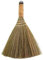 Guajave Japanese Style Broom, Natural Grass Broom with Short-Handle Soft Bristle Wood Floor Brush Clean Sweeping Multifunction Household, 31x20cm