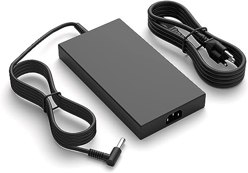 Chargeur secteur 200 W pour ordinateur portable compatible avec HP Pavilion Gaming 15 17 Envy 15 2020 TPN-DA10 L00818-850 TPN-LA21 L73385-001 ADP-200HB B OMEN 15 15t 17 t