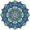 Logica Giochi Art. Lotusblume - Mandala Puzzles - Holzpuzzle - innovative Formpuzzle - 27 x 27 cm - 118 Teile