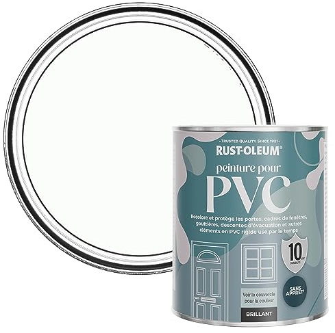 Rust-Oleum White uPVC Door and Window Paint In Gloss Finish - Moonstone 750ml