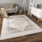 Paco Home Teppich Wohnzimmer Schlafzimmer Kurzflor rutschfest Weich Vintage Orientalisch Mandala Modern Bordüre Ornament, Grösse:160x220 cm, Farbe:Beige 3