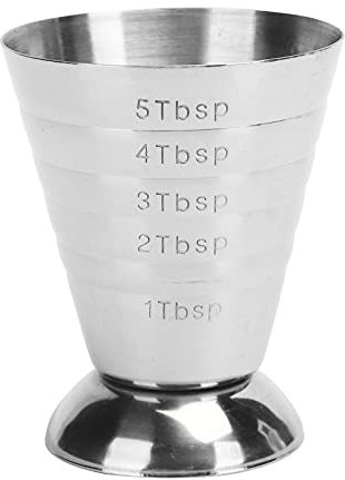 Mint-Julep-Becher aus Edelstahl, Messbecher mit Skala, Multifunktionaler Cocktail-Messbecher für Bar, Metallbecher für die Küche zu Hause