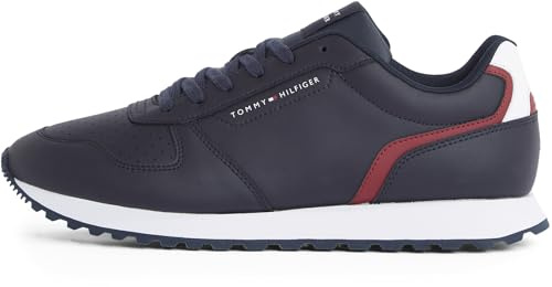 Tommy Hilfiger Herren Runner Sneaker New Eva Mix Flag aus Leder