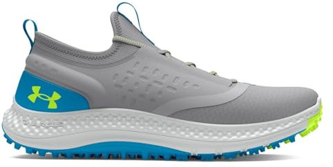 Under Armour Ua Gs CHD Ph - Zapatos de golf sin pinchos para niños, Gris Capri Amarillo, 35.5 EU