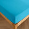 Drap Housse Grands Bonnets 30 cm Prémium (Cyan, Drap Housse 140 x 190 + 30 cm lit 2 Places)