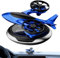 Solar Car Air Diffuser, Solar Car Diffuser - Solar Powered Car Rotating Air Purifier | Dual Motor Airplane Car Fragrance Diffuser, Purify