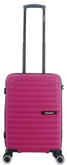 SAXOLINE Reisekoffer – Kabinengröße – klein – Kollektion Fiesta – Maße: 55 x 36 x 20,5 cm – Fassungsvermögen: 41 l – Gewicht: 2,7 kg, fuchsia, Modisch