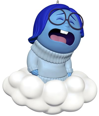 Hallmark Keepsake 2025 Christmas Decoration, Disney/Pixar Inside Out 10th Birthday of Sadness, Gifts for Disney Fans