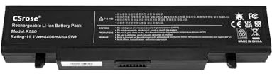 CSrose AA-PB9NC6B AA-PB9NS6B Laptop Akku für Samsung R428 R519 R520 R530 R540 R580 R730 R780 RV510 RV511 RV520 R522 RF511 NP350V5C NP300E5C NP300E5A RC520 NP350E5C NP300V5A AA-PB9NC6W AA-PB9MC6W
