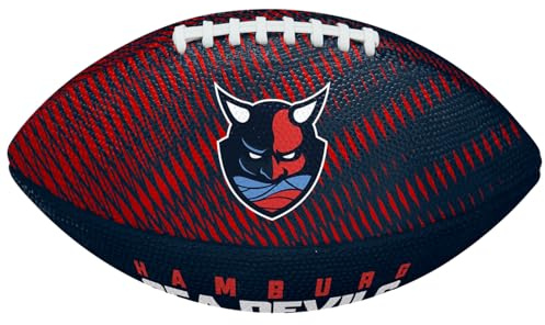 Wilson ELF Team Tailgate Hamburg Jr Ball WF4014601XB, Unisex American Football Balls, Blue, 7 EU