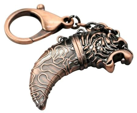 Metall USB Stick in antiker chinesischer Bronze Fischdarm Schwert U-Disk Panda USB Stick USB Stick (Kupfertiger, 32GB)