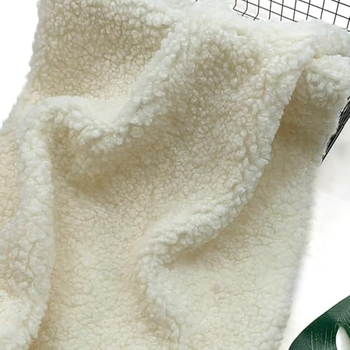 Kunstfellstoff, Sherpa-Fleece, Weicher, Schlichter Dekostoff Aus Kunst-Lammfell, FüR Kleidung, Spielzeug, SofabezüGe, Dekoartikel Und Bastelarbeiten, Meterware,01,200 * 150cm