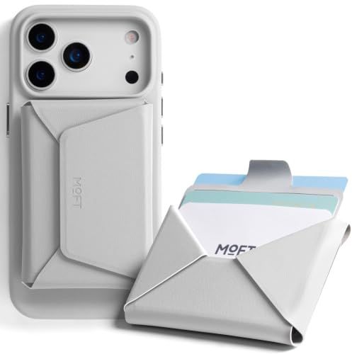 MOFT Magsafe Wallet, Slim Magnetischer Kartenhalter für 8 Karten, Snap Field Wallet mit Pull-to-Access-Design, RFID-Blockierung Movas Veagn Leder Minimalistisches ReisegeldböRse für Damen und Herren