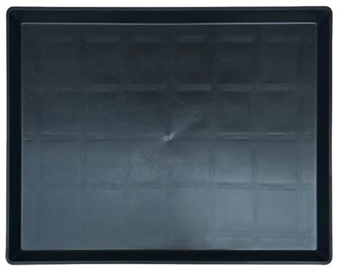 Dog Crate Tray Black Replacement Pan Plastic Base Tray for Dog Cage Crate Black Cleaning for Pet Cages Crates Kennels Dogs 23.03 X 16.26 X 1.18 Inch.